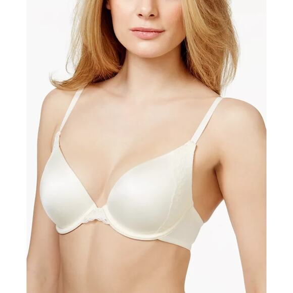 Maidenform Natural Boost Add-a-Size Shaping Underwire Bra, Ivory Size 38B 0278 - Picture 1 of 4